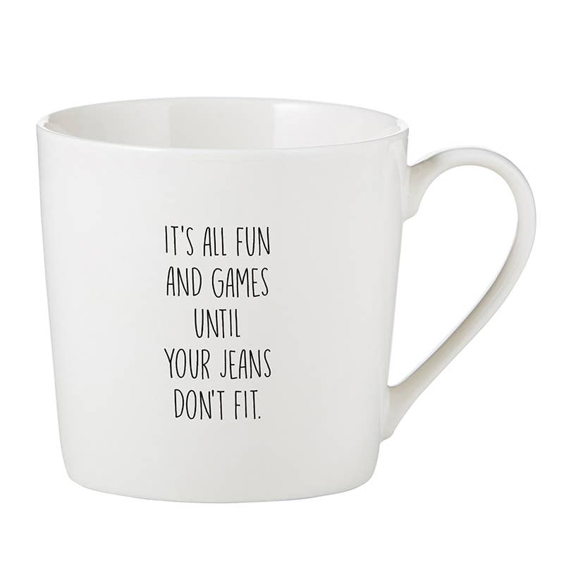 Cafe Mug  - Jeans Don't Fit-Santa Barbara Design Studio by Creative Brands