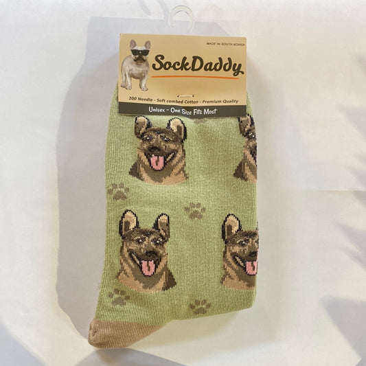 german shepherd sock