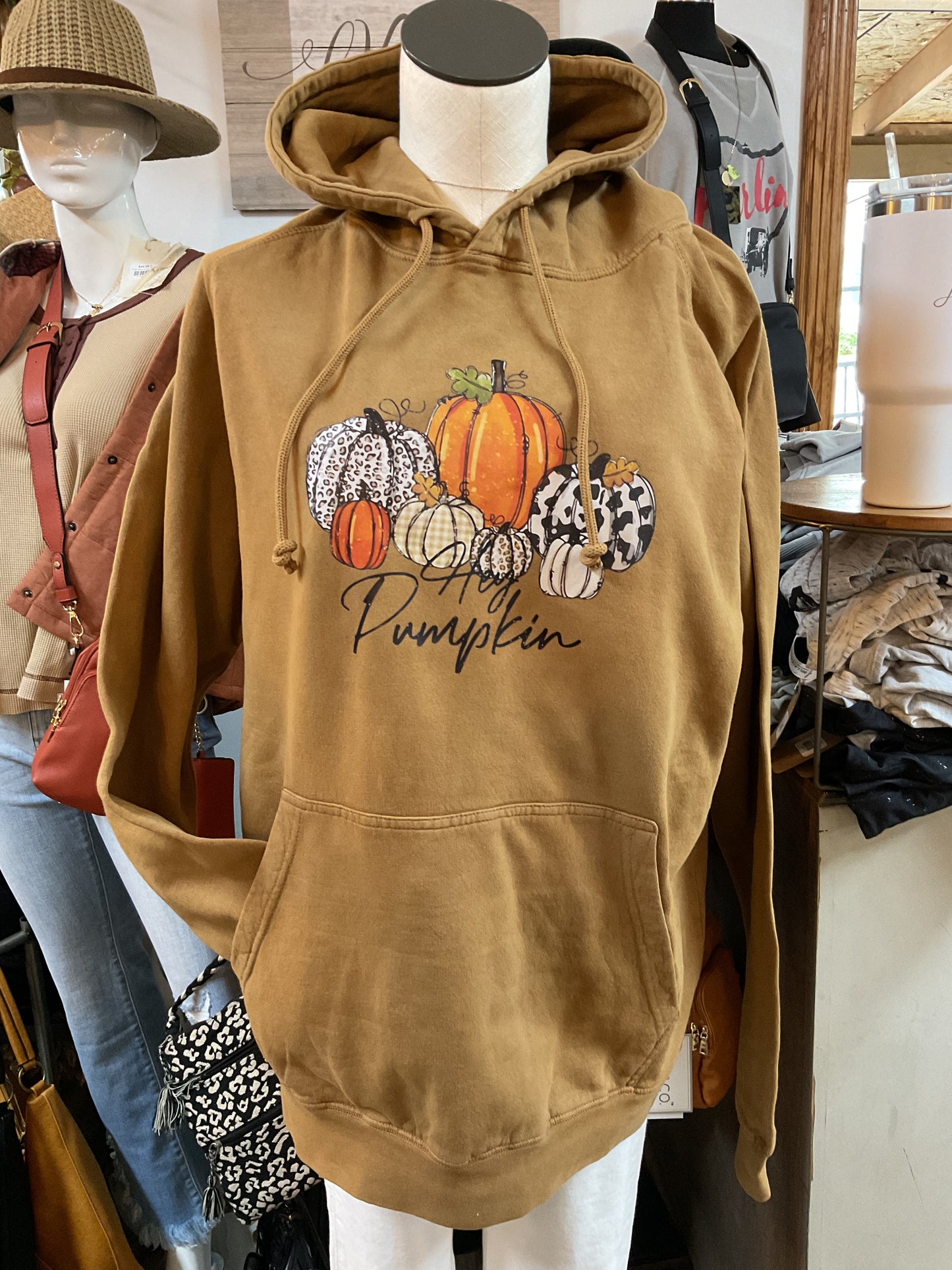 Hey Pumpkin Chestnut Sweatshirt