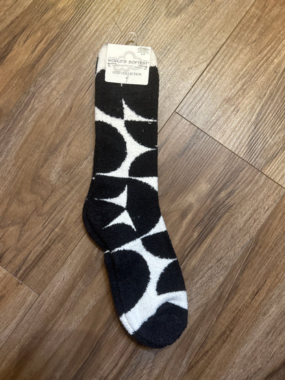 Geo B/W World's Softest Socks