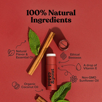 Poppy & Pout - Lip Balm, Cinnamint