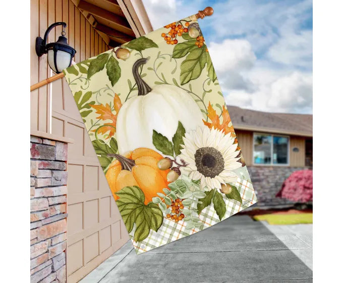 Farmhouse Fall Garden Flag