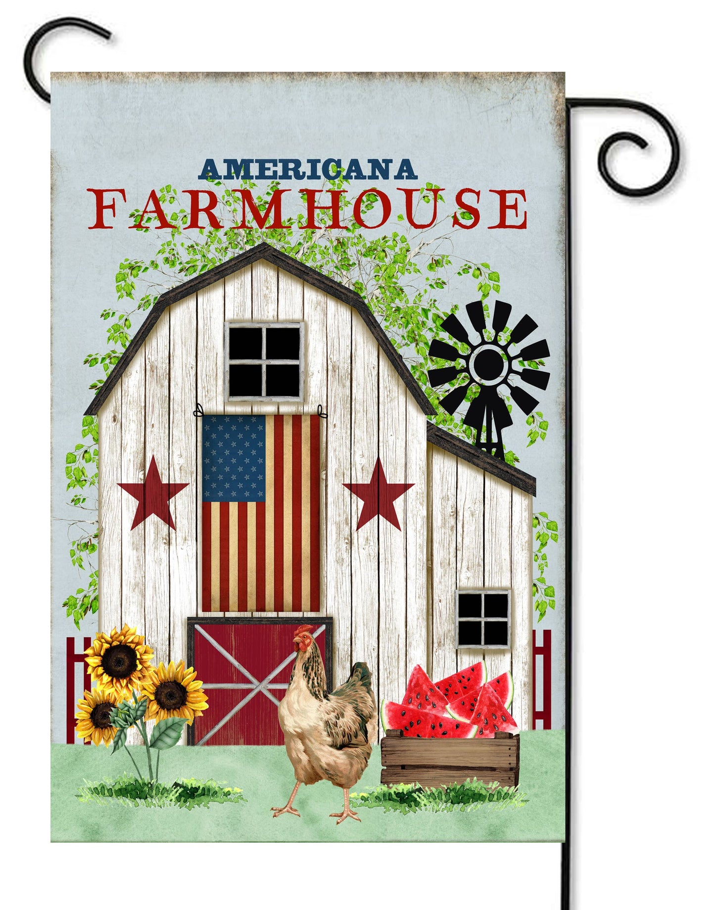 Farmhouse Garden Flag G2110