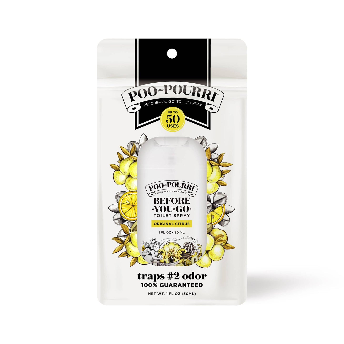 ~Pourri - Poo~Pourri - 1oz Pocket Sprayer w/ Pouch - Original Citrus