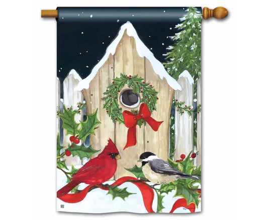 Christmas Cottage Standard Flag