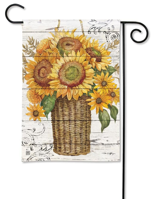 Farmhouse Sunflower Standard Flag