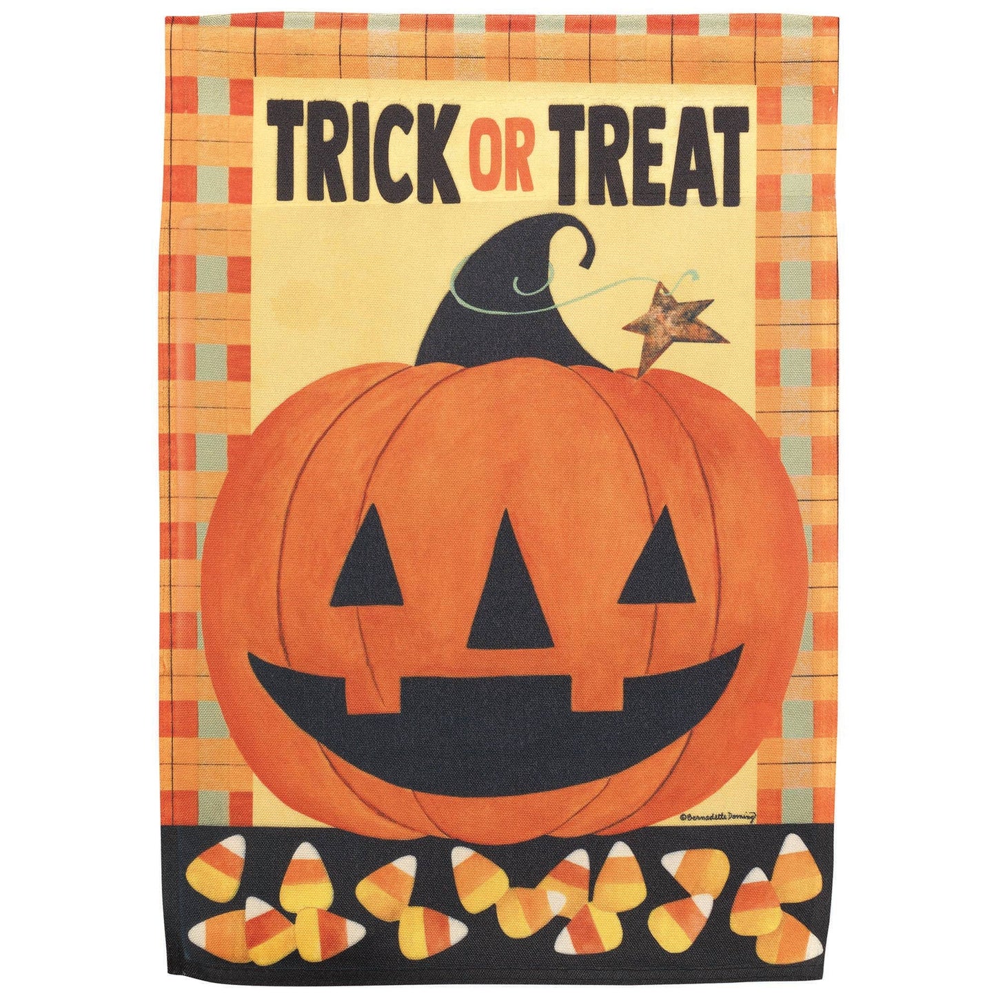 Magnolia - Jack-O-Lantern Garden Print Flag