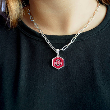 From The Heart - Ohio State Buckeyes Juno Necklace