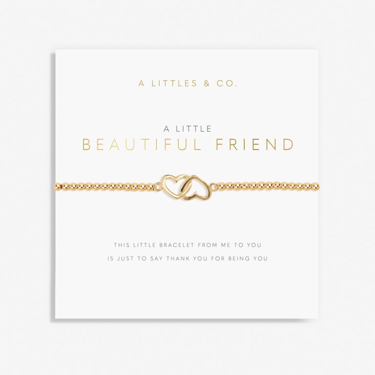 A Little 'Beautiful Friend' Bracelet in Gold-Tone Plating