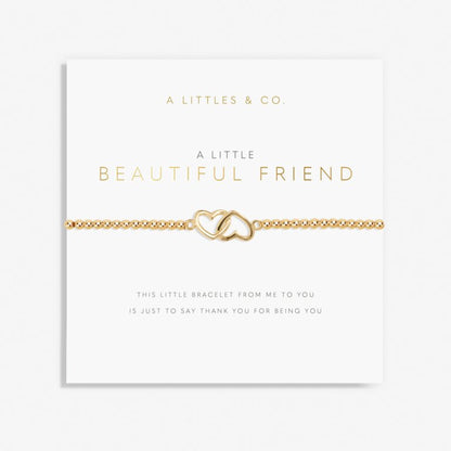 A Little 'Beautiful Friend' Bracelet in Gold-Tone Plating