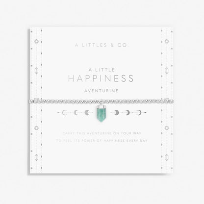 Affirmation Crystal A Little 'Happiness' Bracelet