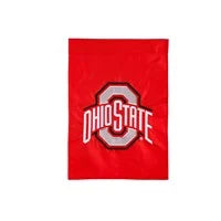Ohio State University Applique Garden Flag
