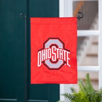 Ohio State University Applique Garden Flag