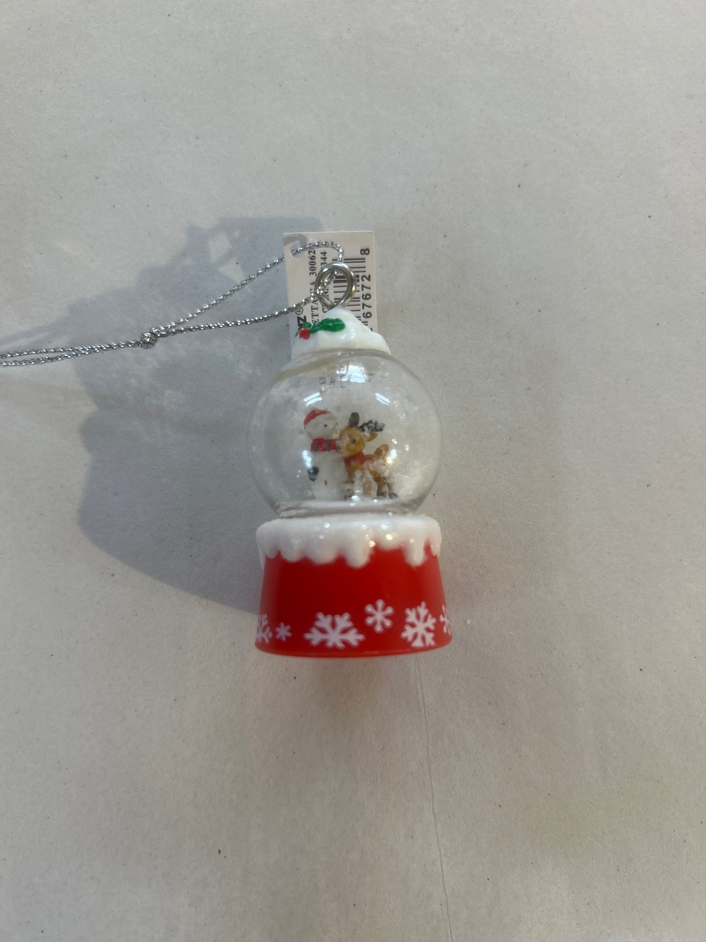 Blank Mini Snow globe Ornament