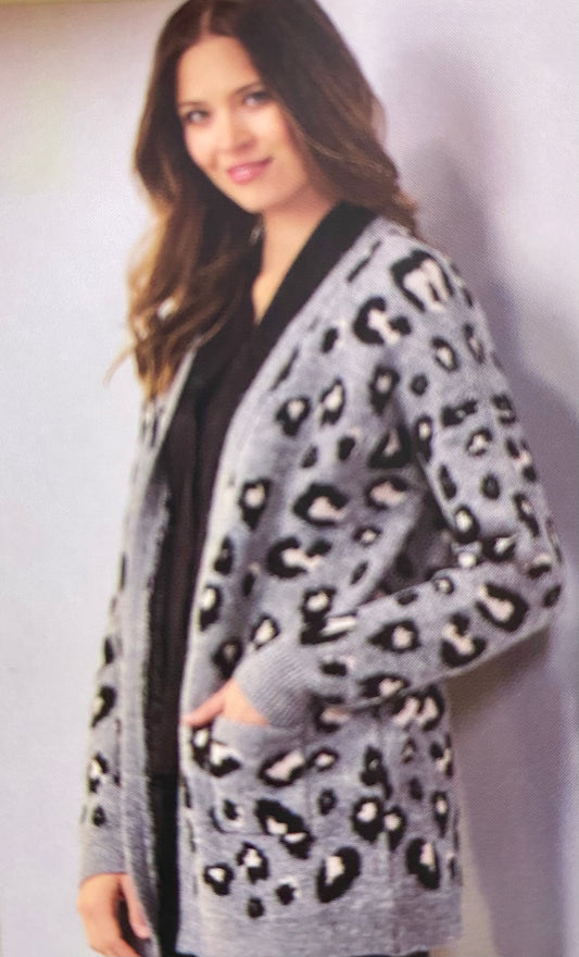 Charlie Leopard Cardigan