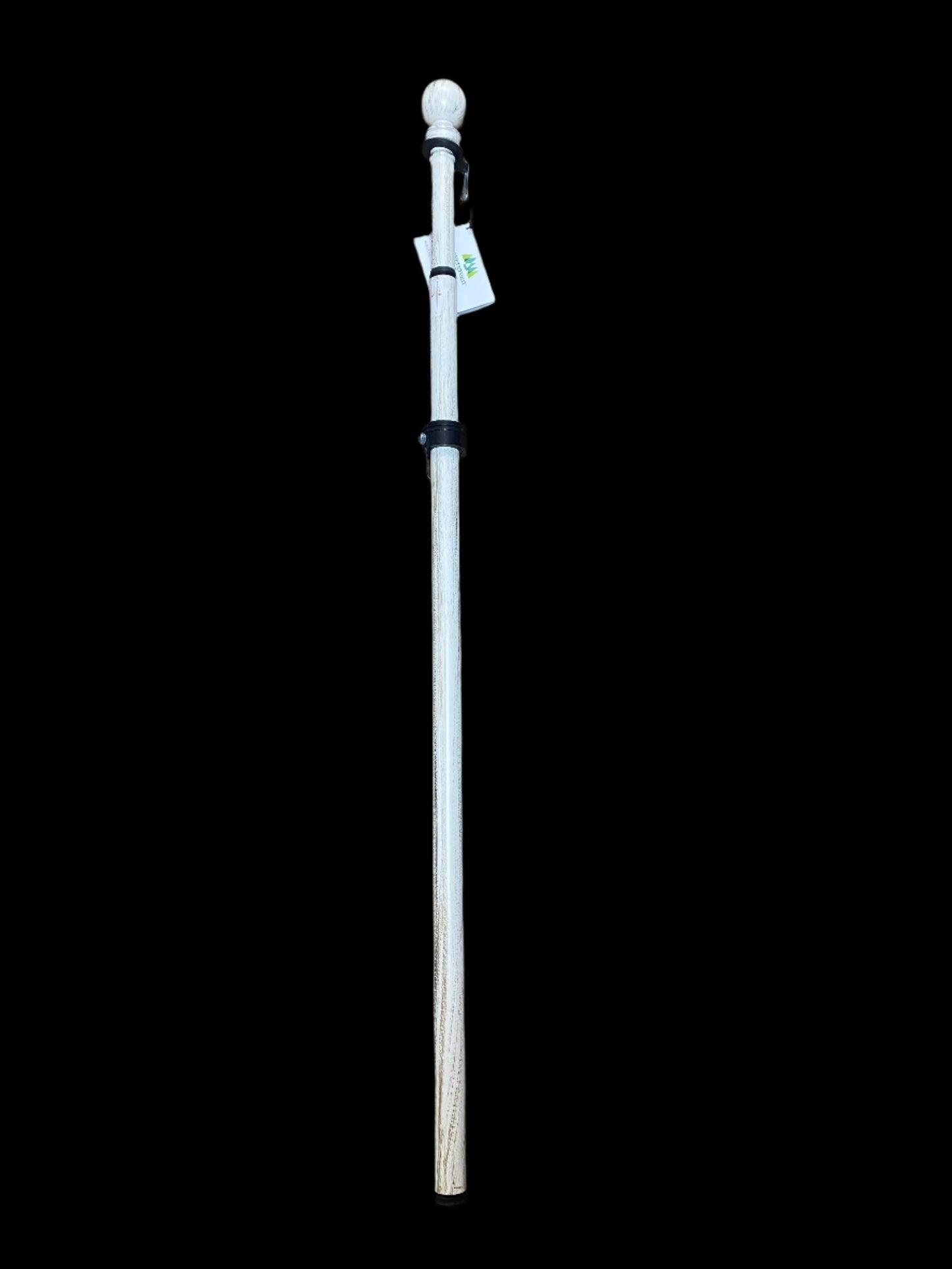 Ivory Metal Extendable Flag Pole