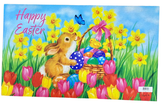 Happy Easter Bunny Mat 18"x30"