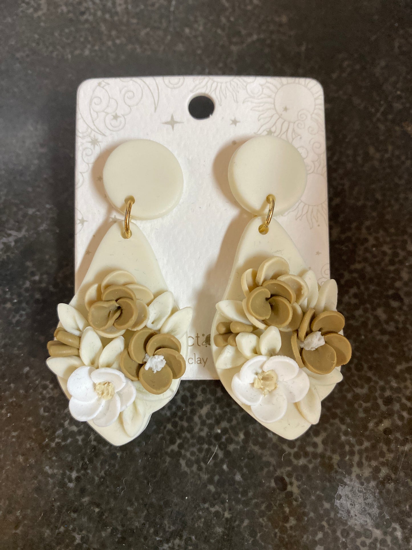 Neutral Floral Polymer Clay