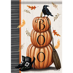 BOO Garden Flag