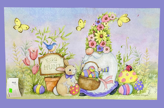 Easter Gnome Door Mat by Studio M 18"x30"