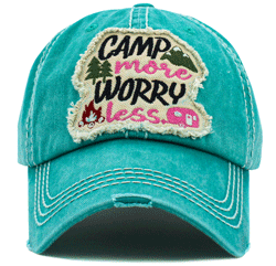 Camp More Worry Less Hat