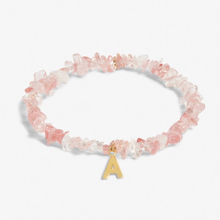 Crystal Alphabet "A Little" Monogram Bracelets