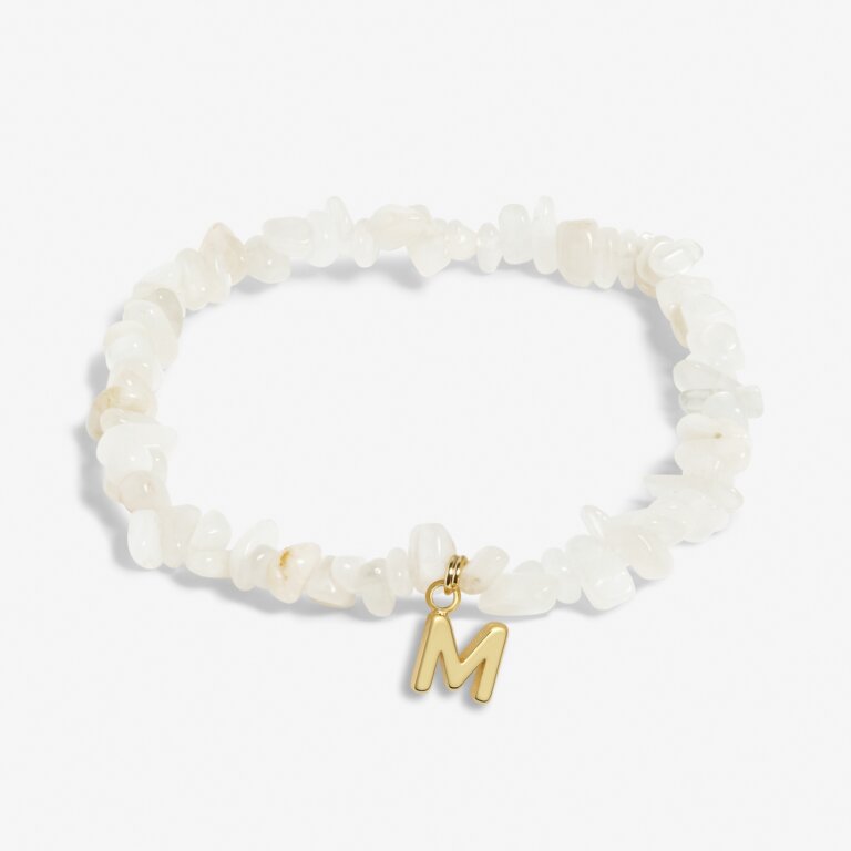 Crystal Alphabet "A Little" Monogram Bracelets