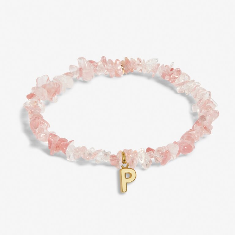 Crystal Alphabet "A Little" Monogram Bracelets