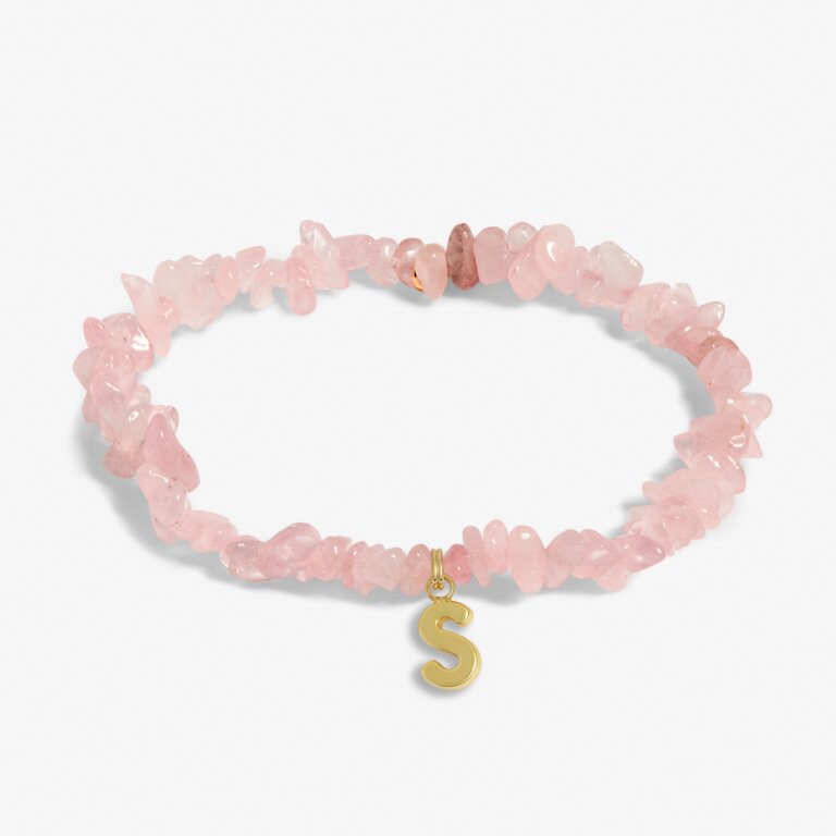 Crystal Alphabet "A Little" Monogram Bracelets