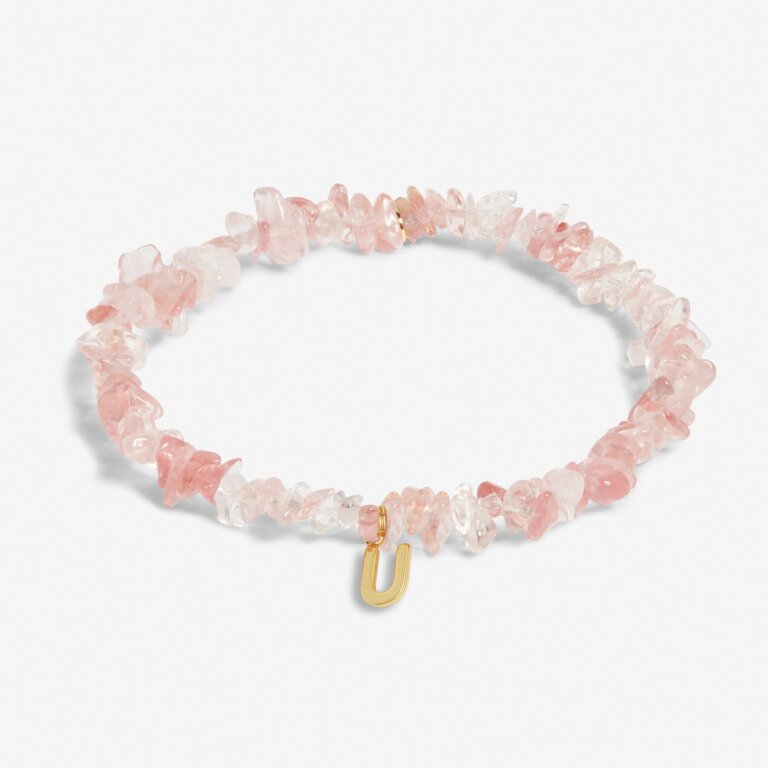 Crystal Alphabet "A Little" Monogram Bracelets