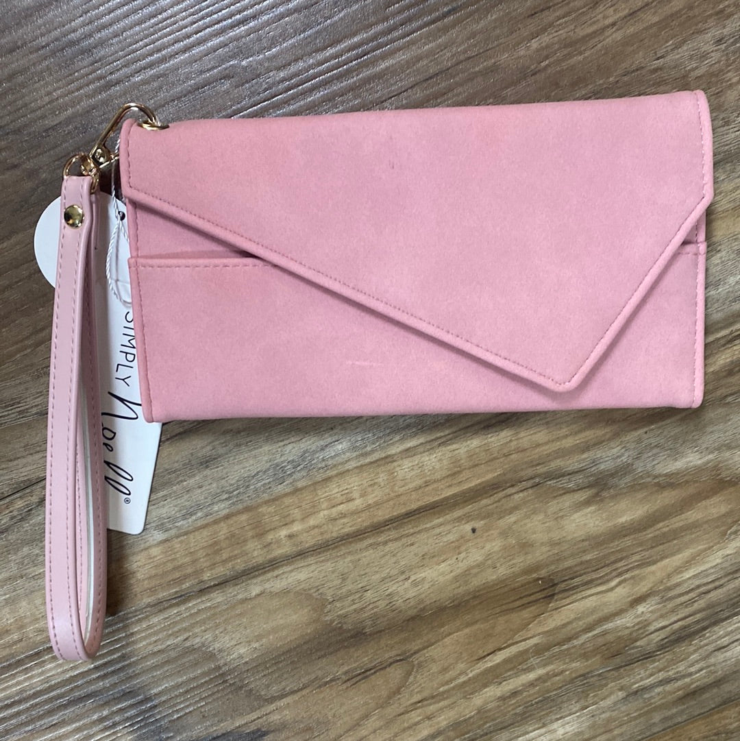 Faux Suede Wallet