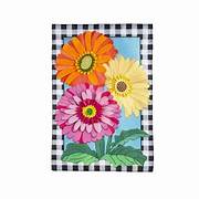 Gerbera Daisy Trio House Flag