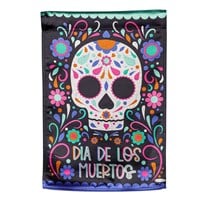 Day of the Dead Garden Lustre Flag