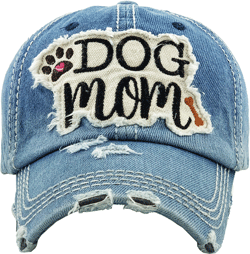 Dog Mom Denim Hat