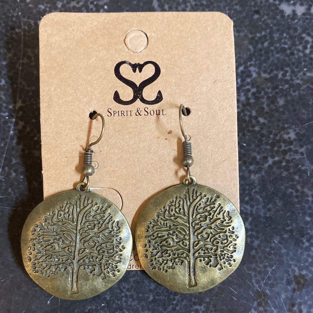 Large Tree of Life Earrings