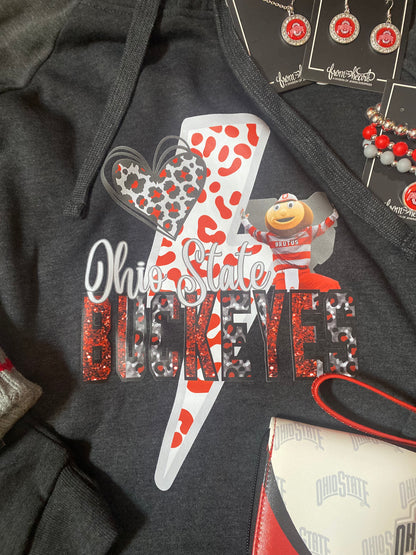 Ohio State Buckeyes Lightning Bolt Sweatshirt Ohio State