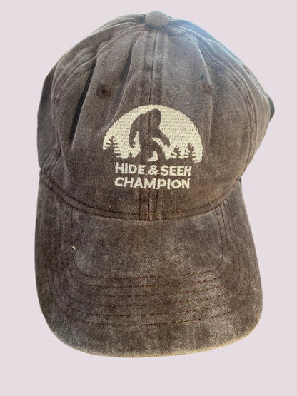 Hide and Seek Champion Embroidered Bigfoot Hat