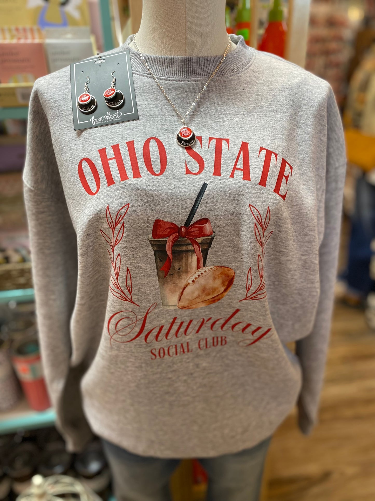 Ohio State Saturday Social Club Crew Neck Sweatshirt