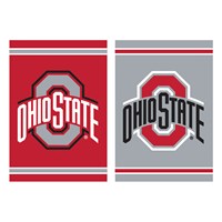 Embossed Suede Flag, Garden Size, Ohio State University