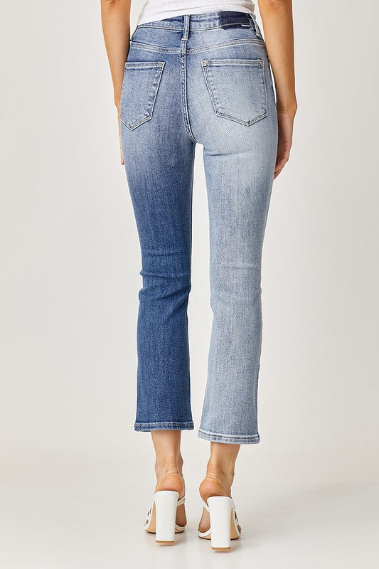 HIGH RISE STRAIGHT LEG JEANS