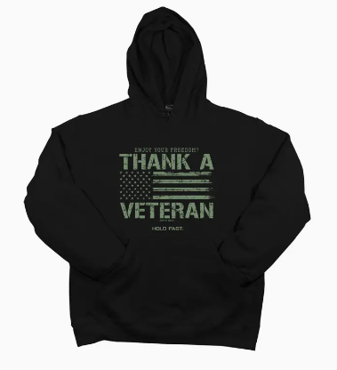 Hold Fast Mens Hoody Thank A Veteran