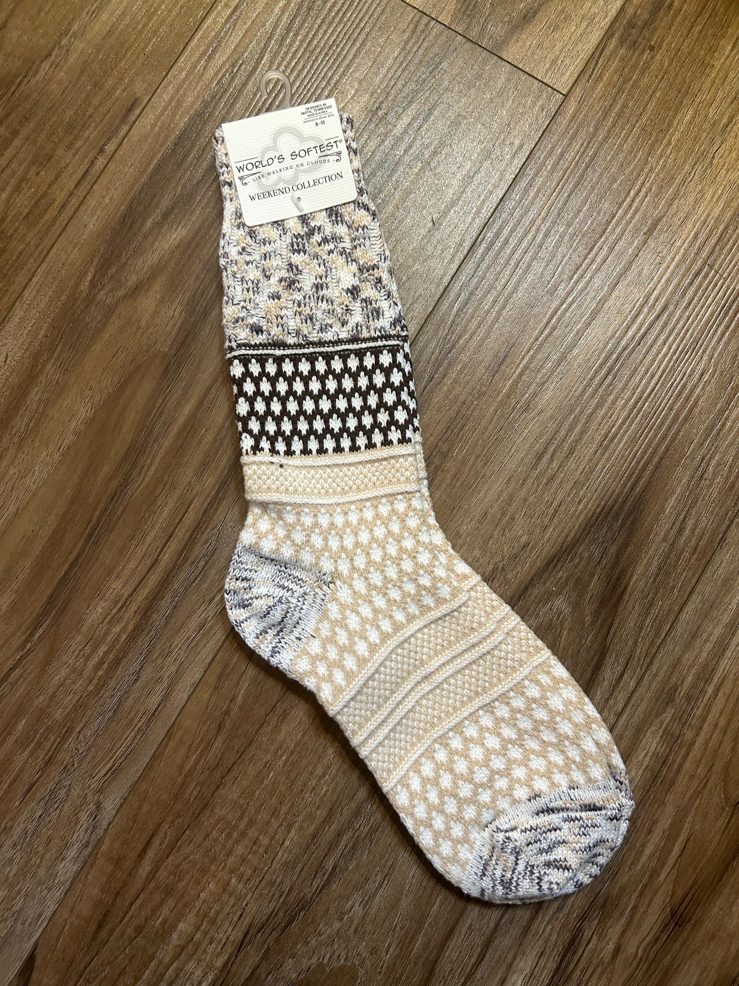 Cookie Dough Multi World's Softest Socks