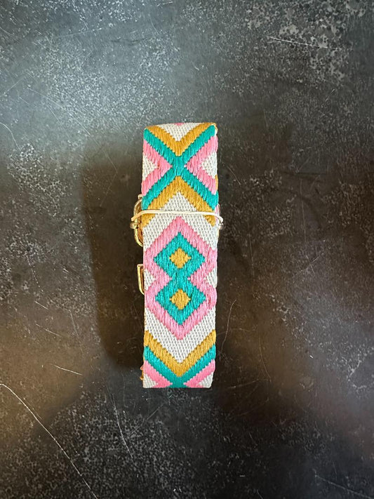 Purse Accent Strap Aqua Diamond