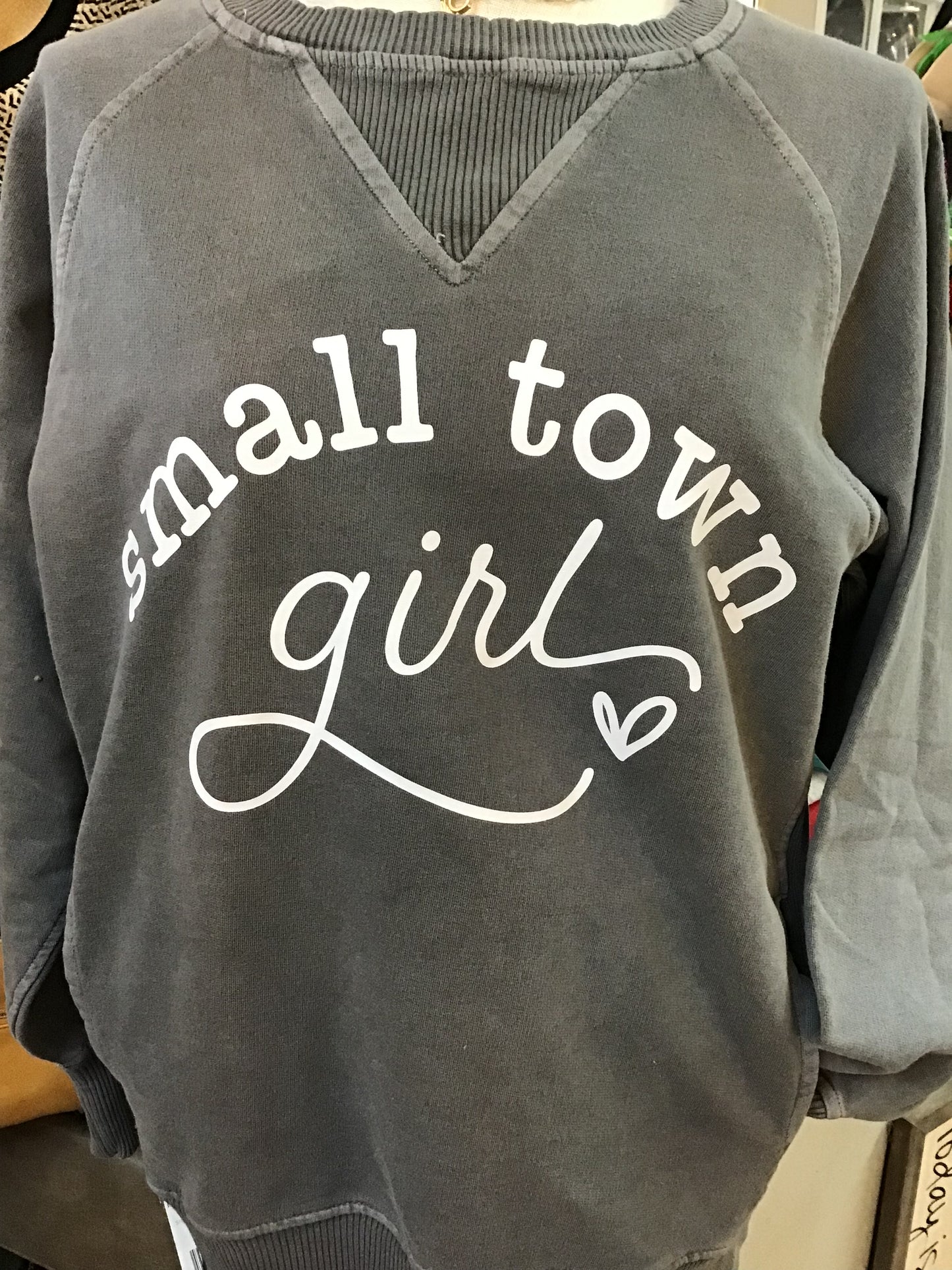 Charcoal Small Town Girl Sweatshirt