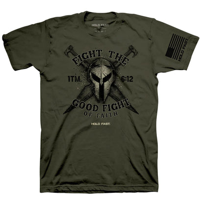 Fight the Good Fight Hold Fast Men's T-Shirt