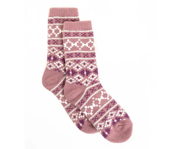 Lingenberry Patterned Socks