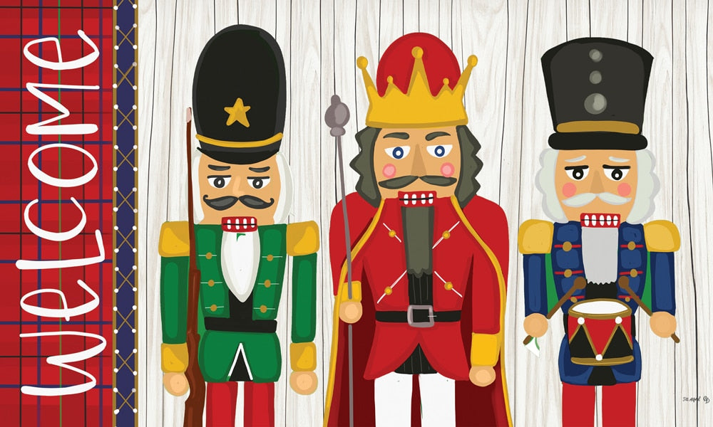 Nutcrackers Door Mat