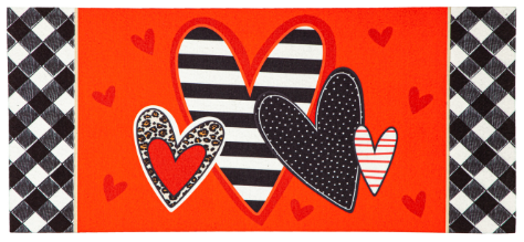 Patterned Heart Sassafras Switch Mat