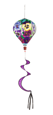Spring Blooms Balloon Spinner, Pansy