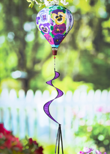 Spring Blooms Balloon Spinner, Pansy